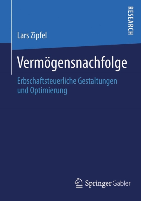 Cover image for book Vermögensnachfolge