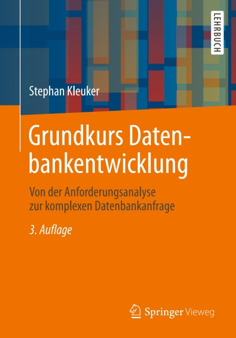 Cover image for book Grundkurs Datenbankentwicklung