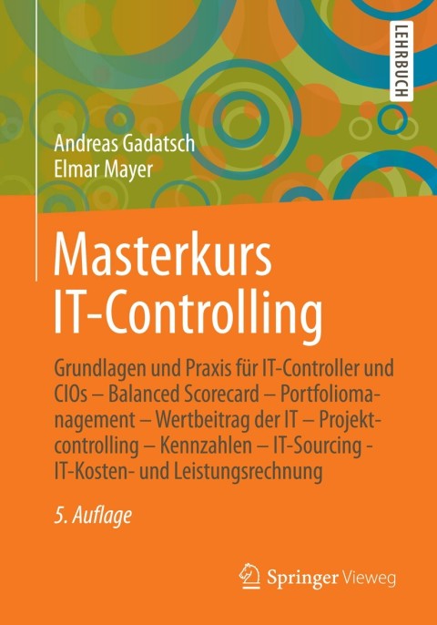 Cover image for book Masterkurs IT-Controlling