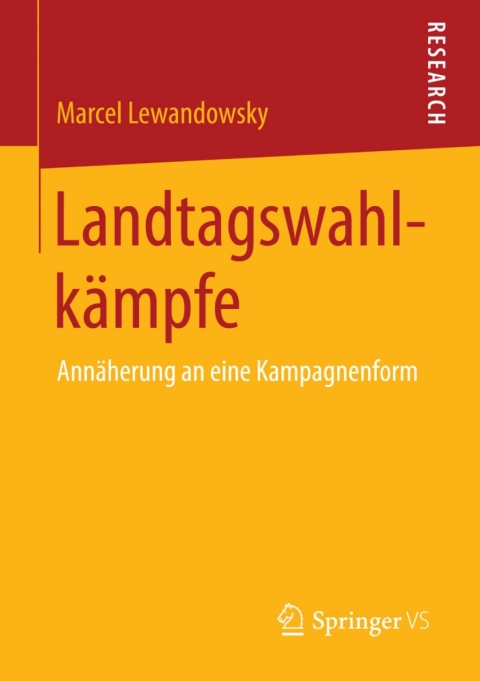 Cover image for book Landtagswahlkämpfe