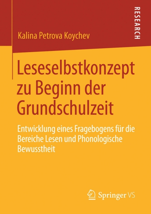 Cover image for book Leseselbstkonzept zu Beginn der Grundschulzeit