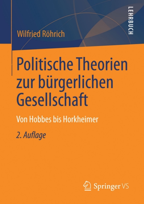 Cover image for book Politische Theorien zur bürgerlichen Gesellschaft