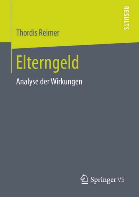 Cover image for book Elterngeld