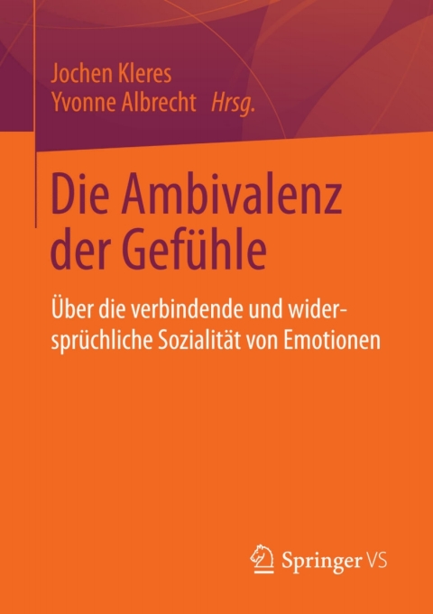 Cover image for book Die Ambivalenz der Gefühle