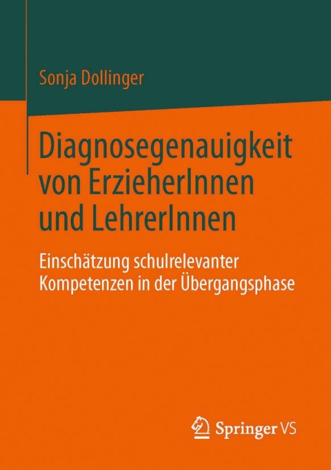 Cover image for book Diagnosegenauigkeit von ErzieherInnen und LehrerInnen
