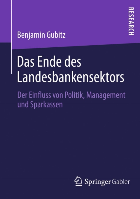 Cover image for book Das Ende des Landesbankensektors