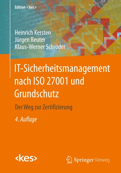 Cover image for book IT-Sicherheitsmanagement nach ISO 27001 und Grundschutz