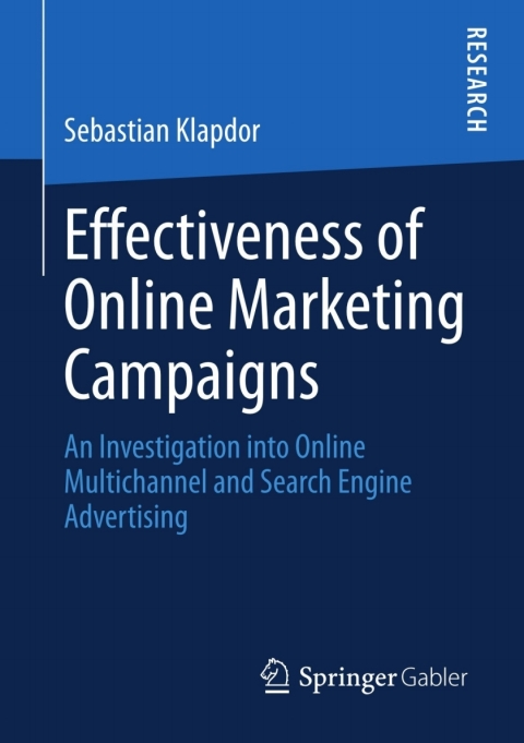 Cover image for book Effectiveness of Online Marketing Campaigns
