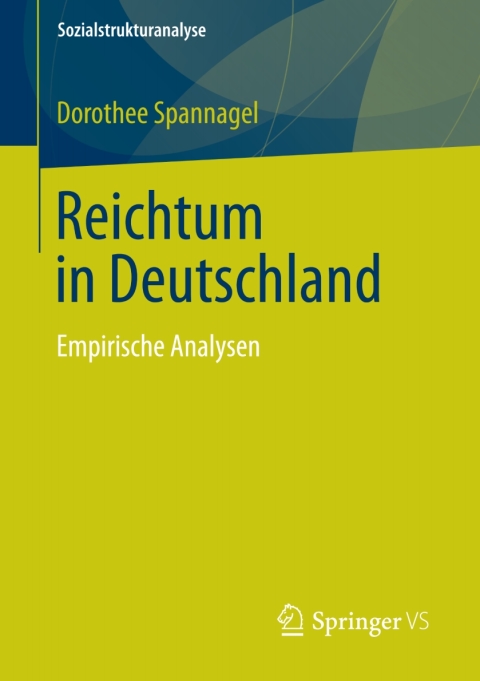 Cover image for book Reichtum in Deutschland
