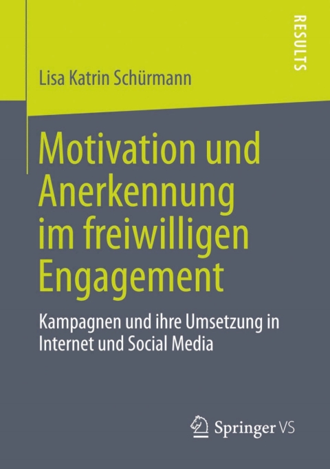 Cover image for book Motivation und Anerkennung im freiwilligen Engagement