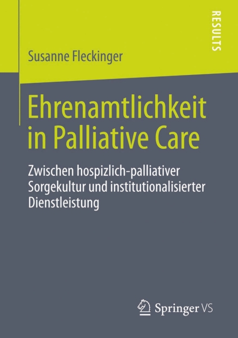 Cover image for book Ehrenamtlichkeit in Palliative Care