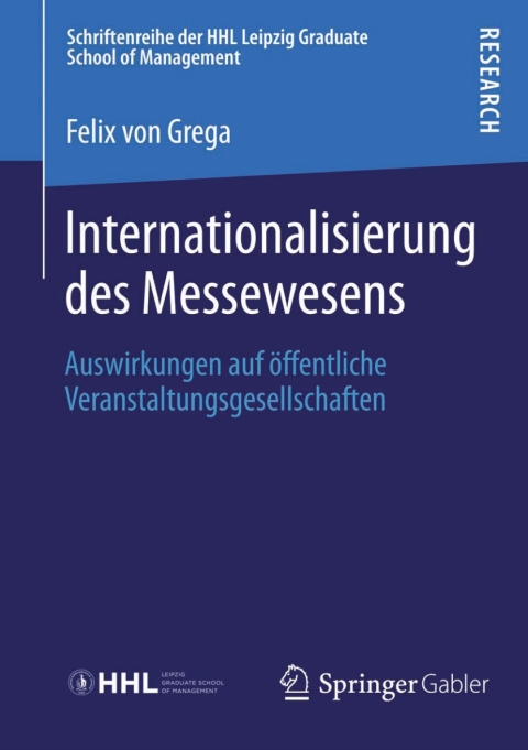 Cover image for book Internationalisierung des Messewesens