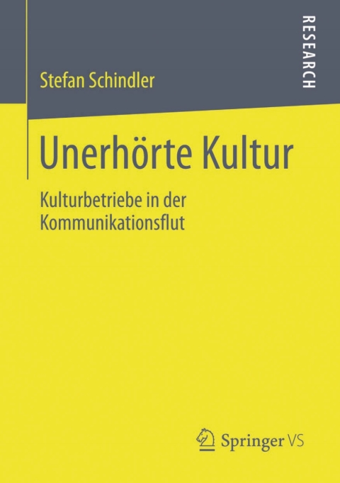 Cover image for book Unerhörte Kultur