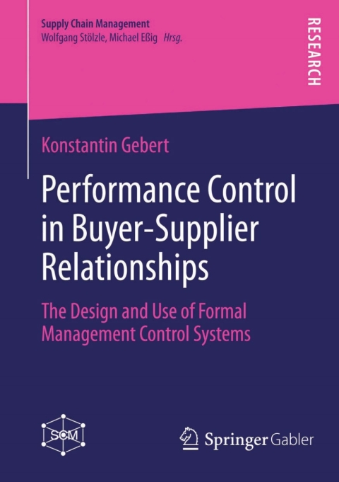Cover image for book Performance Control in Buyer-Supplier Relationships