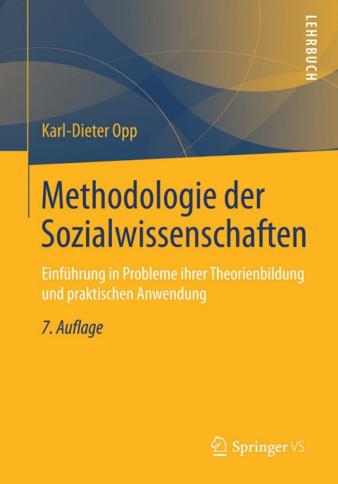 Cover image for book Methodologie der Sozialwissenschaften