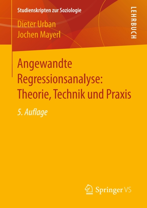 Cover image for book Angewandte Regressionsanalyse: Theorie, Technik und Praxis