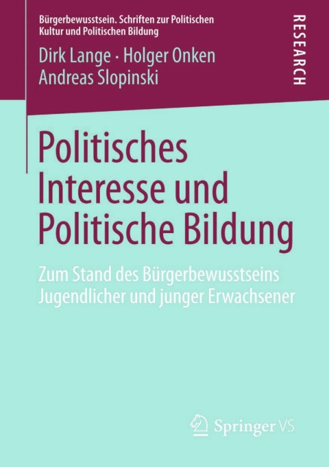 Cover image for book Politisches Interesse und Politische Bildung