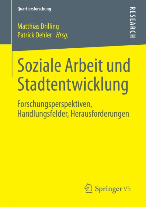 Cover image for book Soziale Arbeit und Stadtentwicklung