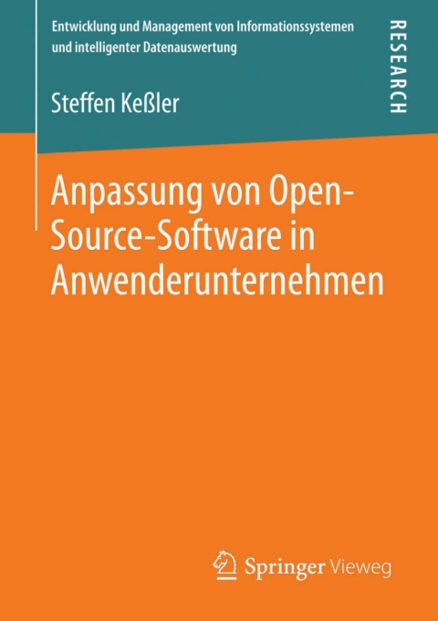 Cover image for book Anpassung von Open-Source-Software in Anwenderunternehmen