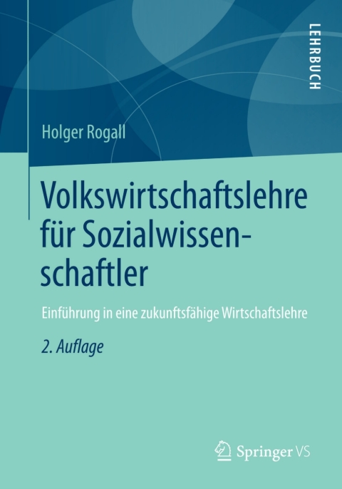 Cover image for book Volkswirtschaftslehre für Sozialwissenschaftler