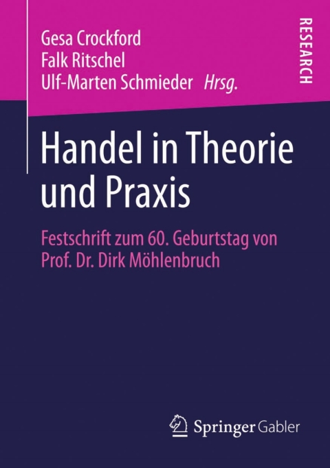 Cover image for book Handel in Theorie und Praxis