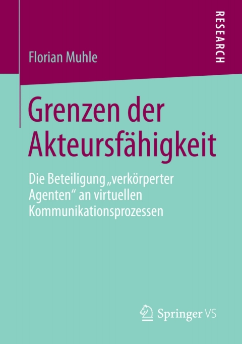 Cover image for book Grenzen der Akteursfähigkeit