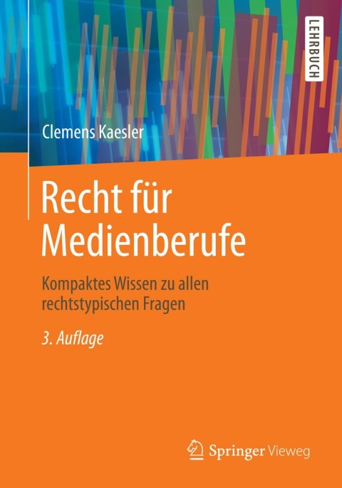 Cover image for book Recht für Medienberufe