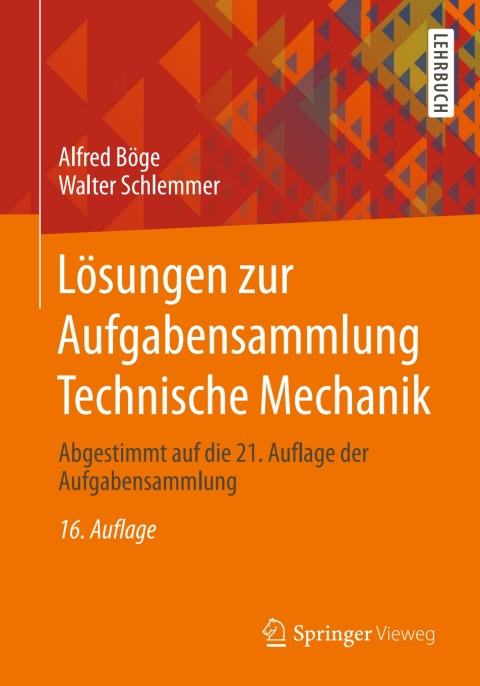 Cover image for book Lösungen zur Aufgabensammlung Technische Mechanik