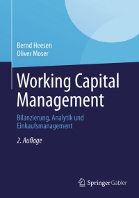 Cover image: Working Capital Management 2nd edition 9783658020767