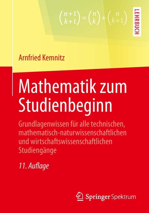 Cover image for book Mathematik zum Studienbeginn