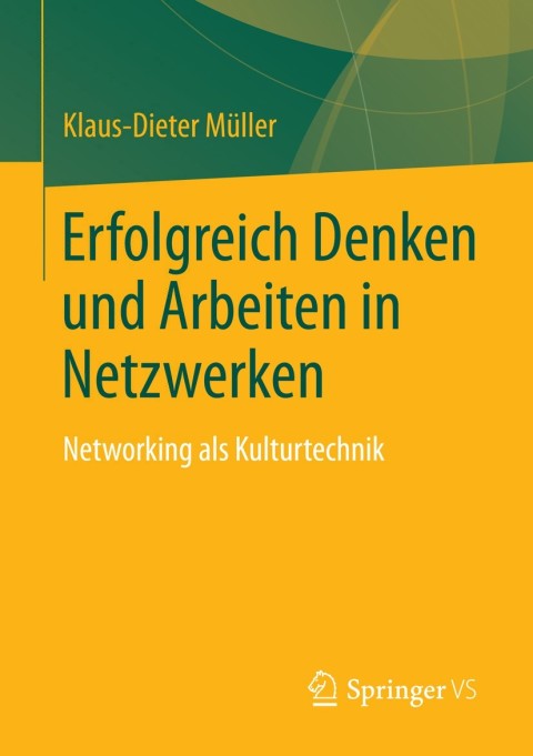 Cover image for book Erfolgreich Denken und Arbeiten in Netzwerken