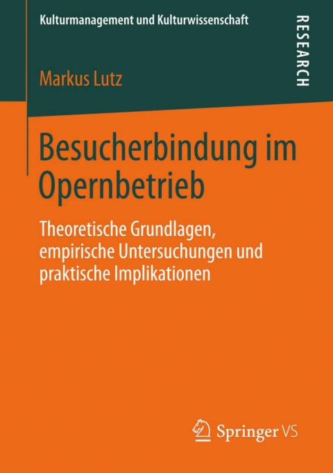 Cover image for book Besucherbindung im Opernbetrieb