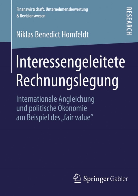 Cover image for book Interessengeleitete Rechnungslegung