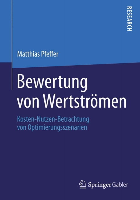 Cover image for book Bewertung von Wertströmen