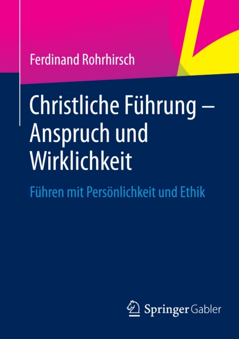 Cover image for book Christliche Führung - Anspruch und Wirklichkeit