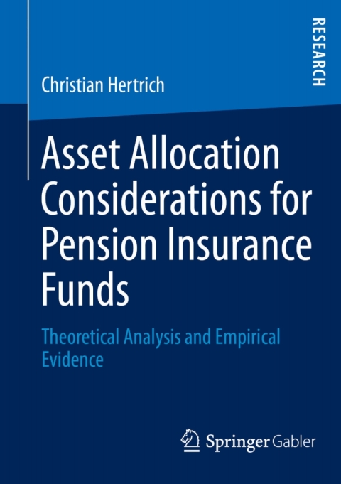 Cover image for book Asset Allocation Considerations for Pension Insurance Funds