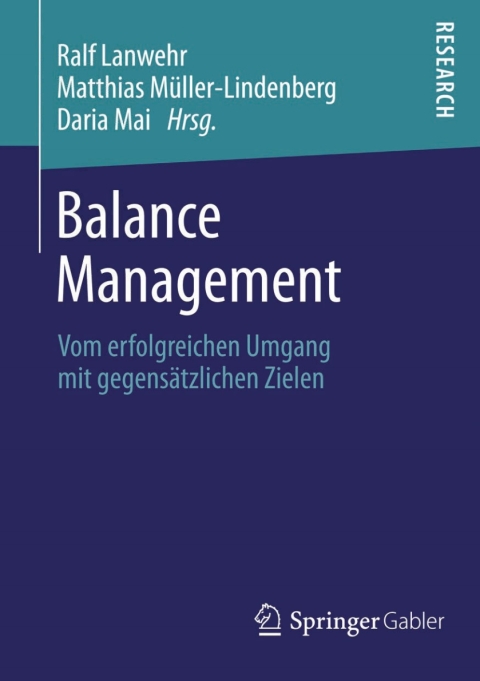 Cover image for book Balance Management