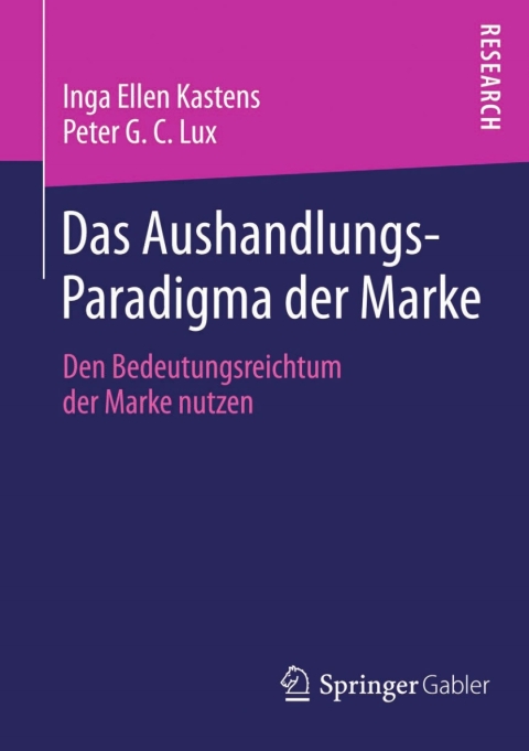 Cover image for book Das Aushandlungs-Paradigma der Marke