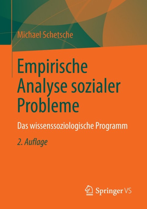 Cover image for book Empirische Analyse sozialer Probleme