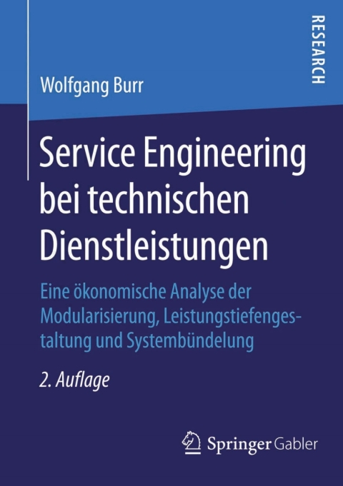 Cover image for book Service Engineering bei technischen Dienstleistungen