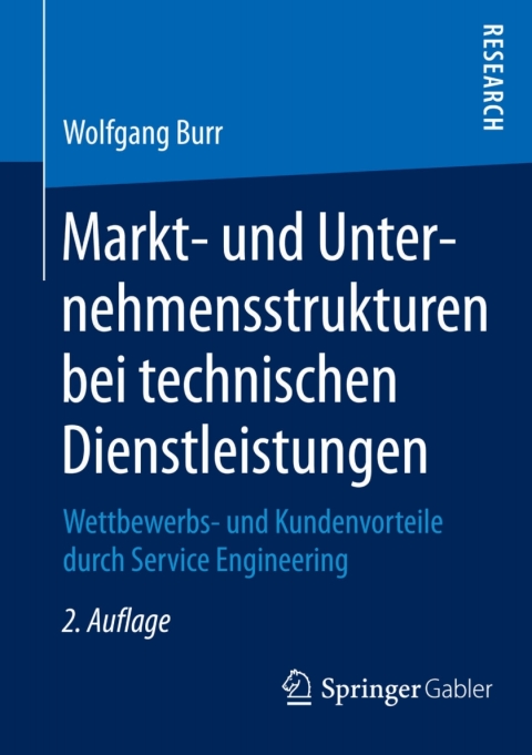 Cover image for book Markt- und Unternehmensstrukturen bei technischen Dienstleistungen