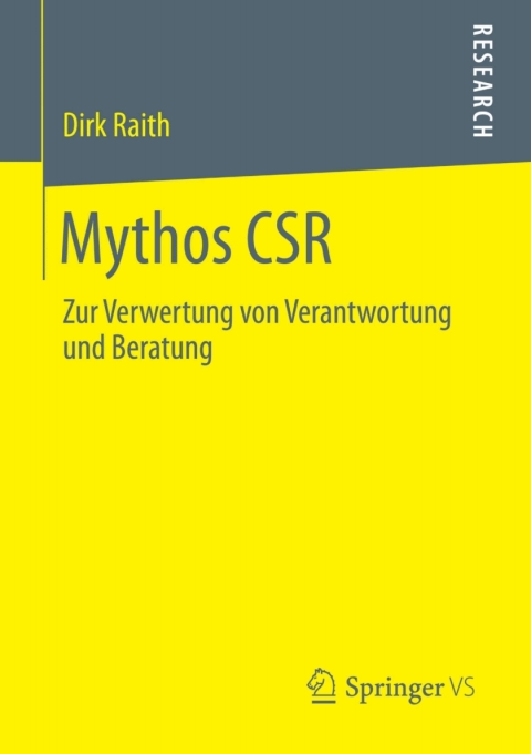 Cover image for book Mythos CSR