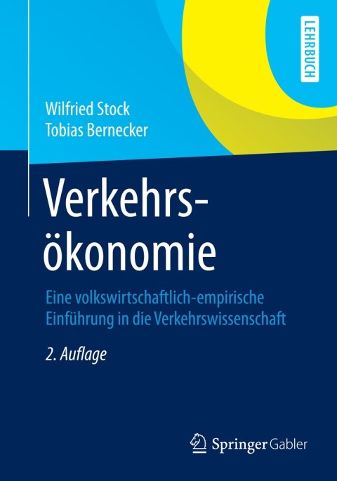 Cover image for book Verkehrsökonomie