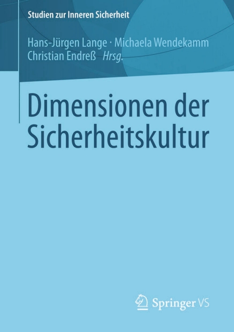 Cover image for book Dimensionen der Sicherheitskultur