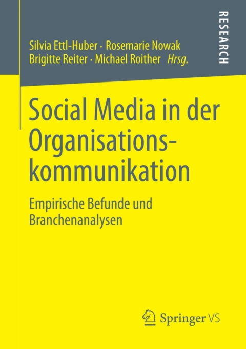 Cover image for book Social Media in der Organisationskommunikation