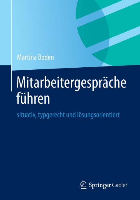 Cover image for book Mitarbeitergespräche führen