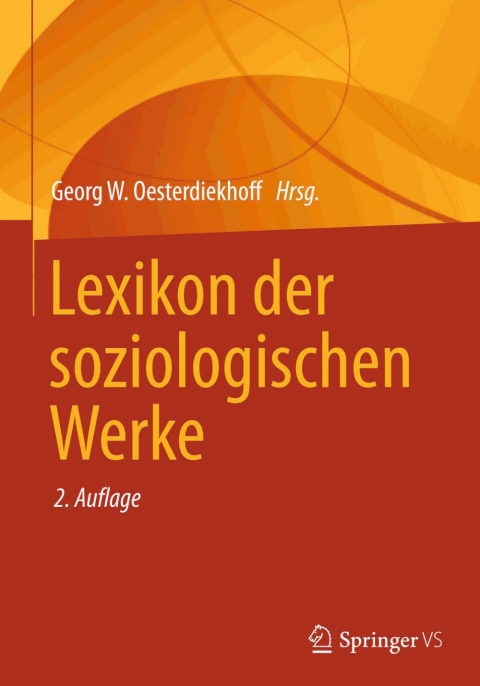 Cover image for book Lexikon der soziologischen Werke