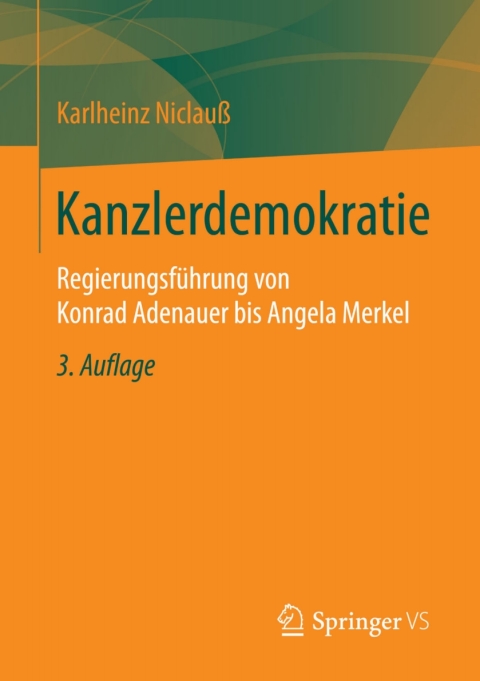 Cover image for book Kanzlerdemokratie