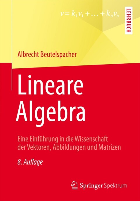 Cover image for book Lineare Algebra