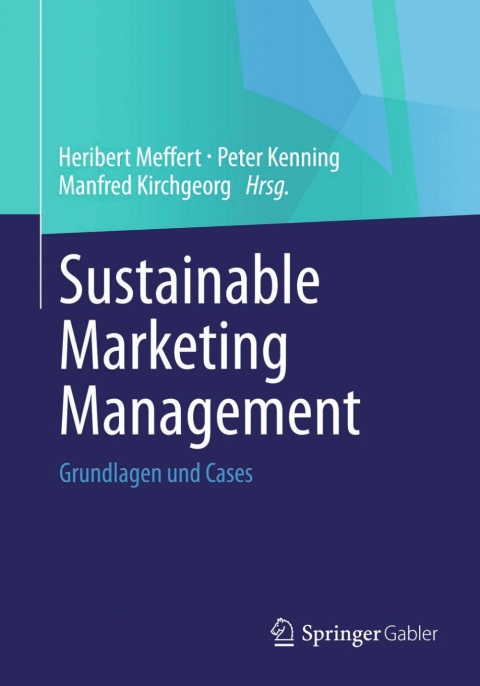 Cover image for book Sustainable Marketing Management
